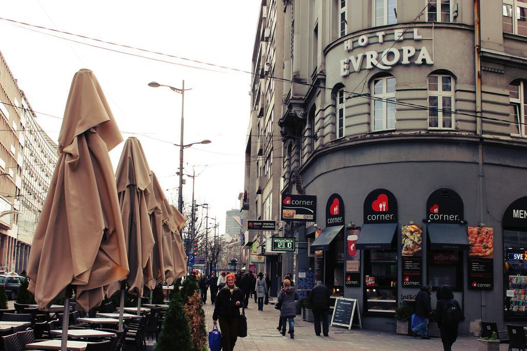 Hotel Evropa Belgrado Exterior foto